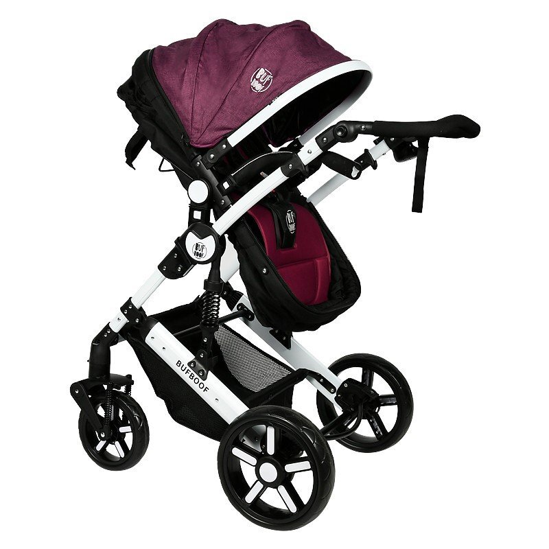 BUF BOOF Carucior 2 in 1 reversibil 0-36 luni X2 Purple