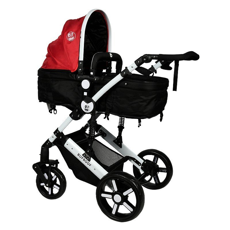 BUF BOOF Carucior 2 in 1 reversibil 0-36 luni X2 Red