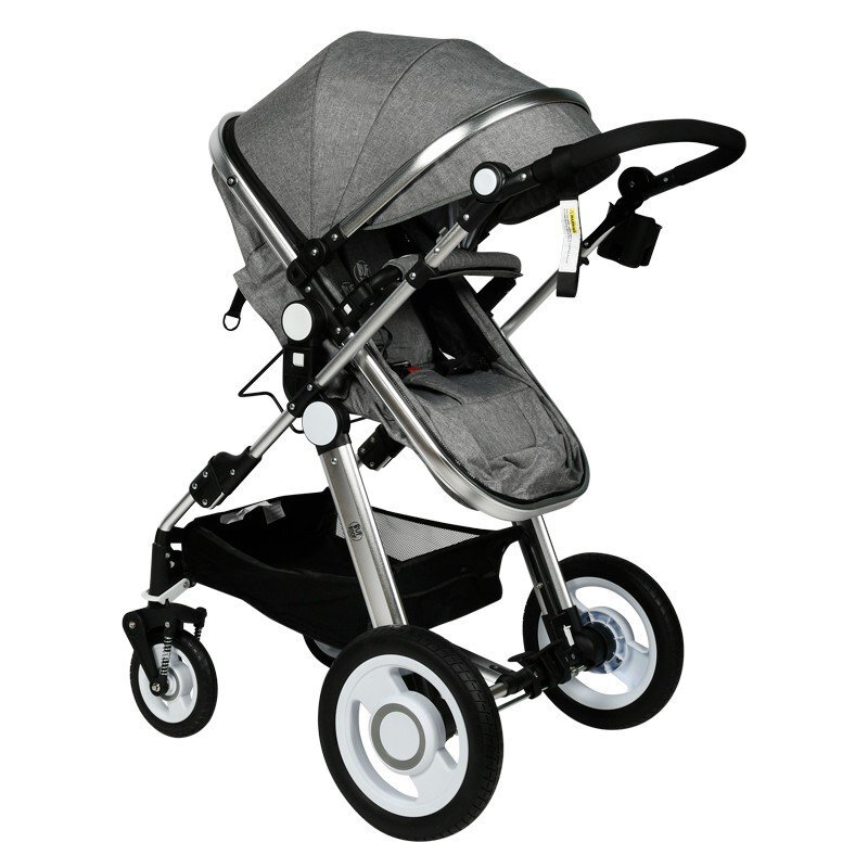 BUF BOOF Carucior 2 in 1 reversibil S-18 Grey 0-36 luni