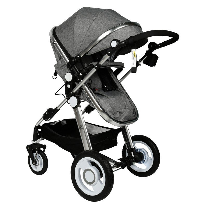 BUF BOOF Carucior 2 in 1 reversibil S-18 Grey 0-36 luni