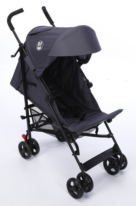 BUF BOOF Carucior pentru copii sport S120 gri cu spatar reglabil