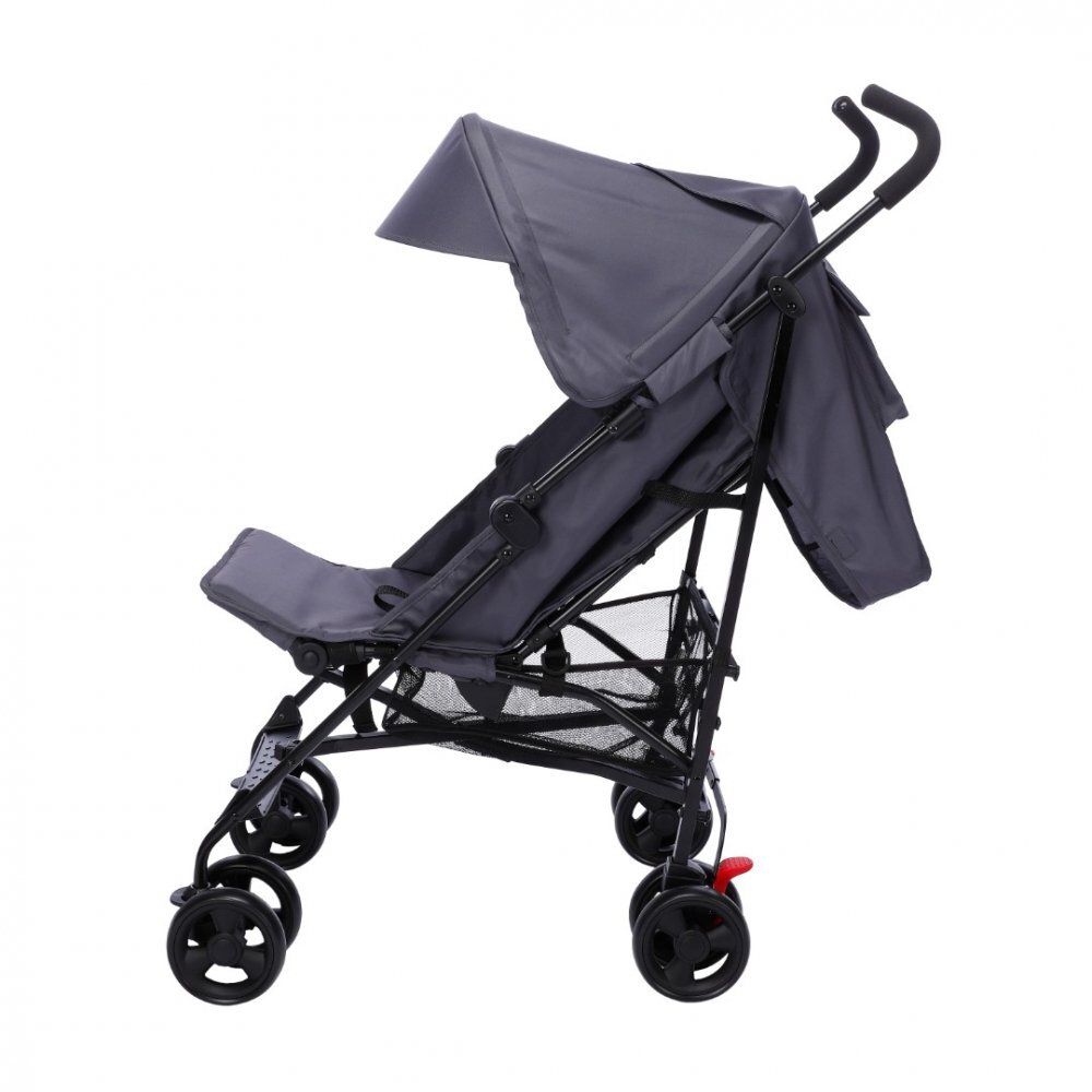 BUF BOOF Carucior pentru copii sport S120 gri cu spatar reglabil