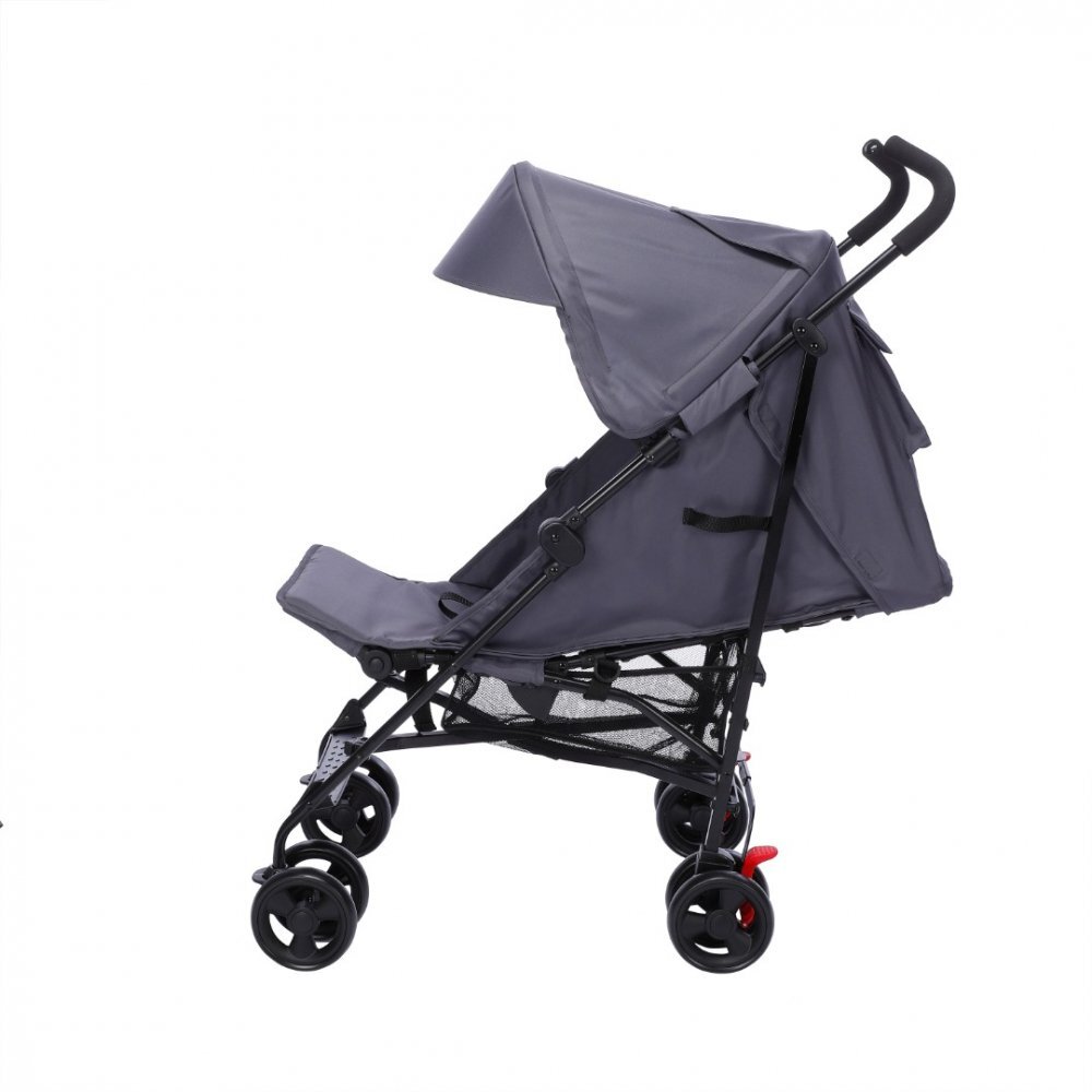 BUF BOOF Carucior pentru copii sport S120 gri cu spatar reglabil