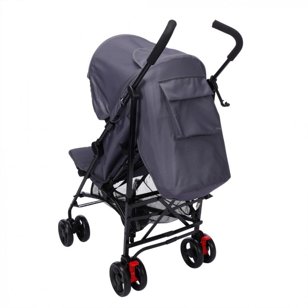 BUF BOOF Carucior pentru copii sport S120 gri cu spatar reglabil