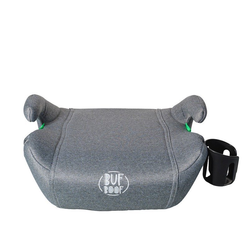 BUF BOOF Inaltator auto cu isofix iSize Hero omologat R129 125-150 cm sau 22-36 kg Gri Deschis