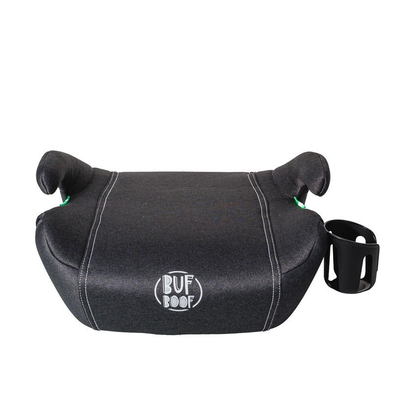 BUF BOOF Inaltator auto cu Isofix iSize hero omologat R129 125-150 cm sau 22-36 kg gri inchis