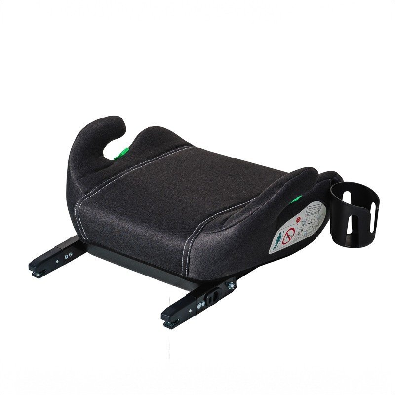 BUF BOOF Inaltator auto cu Isofix iSize hero omologat R129 125-150 cm sau 22-36 kg gri inchis