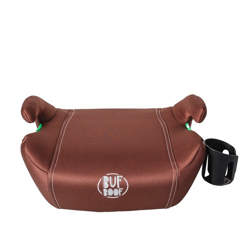 BUF BOOF Inaltator auto cu Isofix iSize hero omologat R129 125-150 cm sau 22-36 kg maro