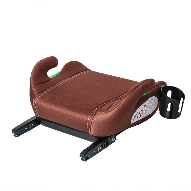 BUF BOOF Inaltator auto cu Isofix iSize hero omologat R129 125-150 cm sau 22-36 kg maro