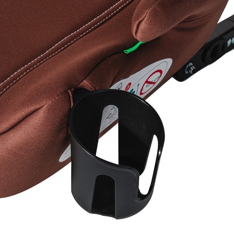 BUF BOOF Inaltator auto cu Isofix iSize hero omologat R129 125-150 cm sau 22-36 kg maro
