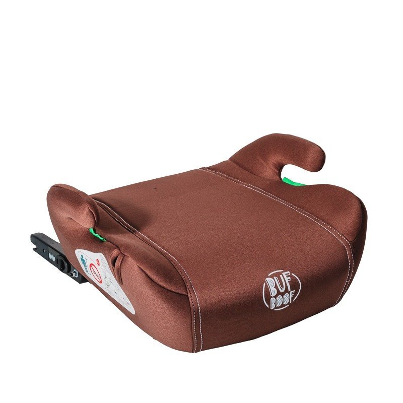 BUF BOOF Inaltator auto cu Isofix iSize hero omologat R129 125-150 cm sau 22-36 kg maro