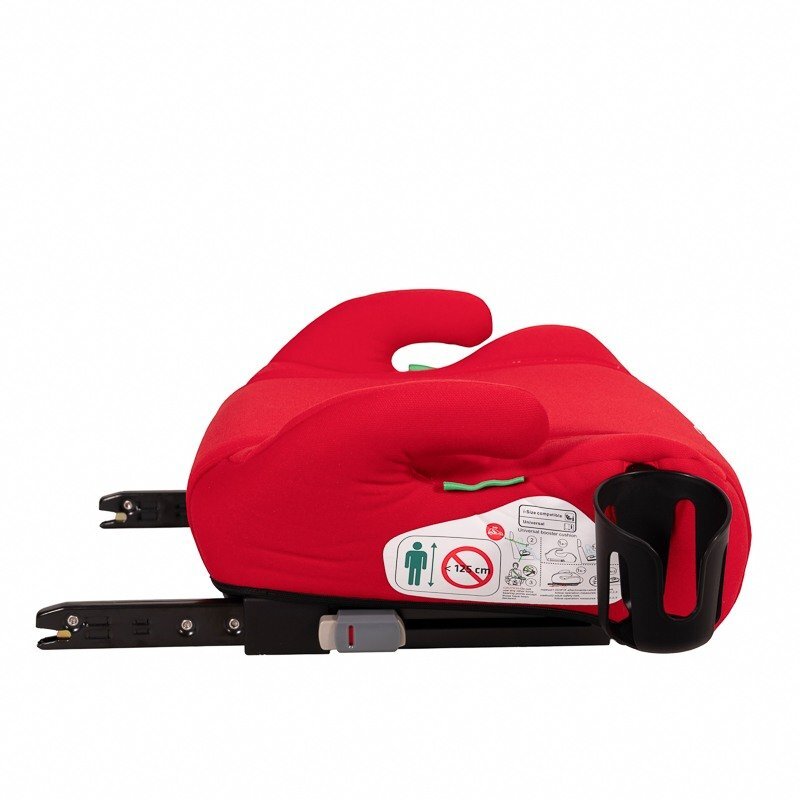 BUF BOOF Inaltator auto cu isofix iSize Hero omologat R129 125-150 cm sau 22-36 kg Rosu