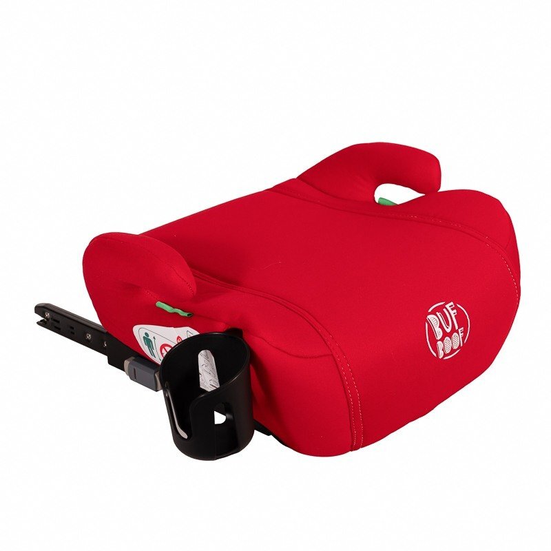 BUF BOOF Inaltator auto cu isofix iSize Hero omologat R129 125-150 cm sau 22-36 kg Rosu