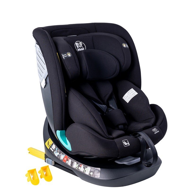 BUF BOOF Scaun auto Deluxe i-Size cu isofix rotativ 360 grade 40-150 cm Saphir Black