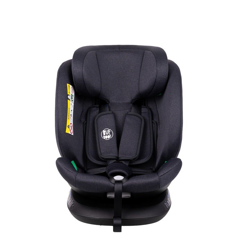 BUF BOOF Scaun auto Diamond Deluxe i-Size cu Isofix rotativ 360 grade Top Tether 40-150 cm Black