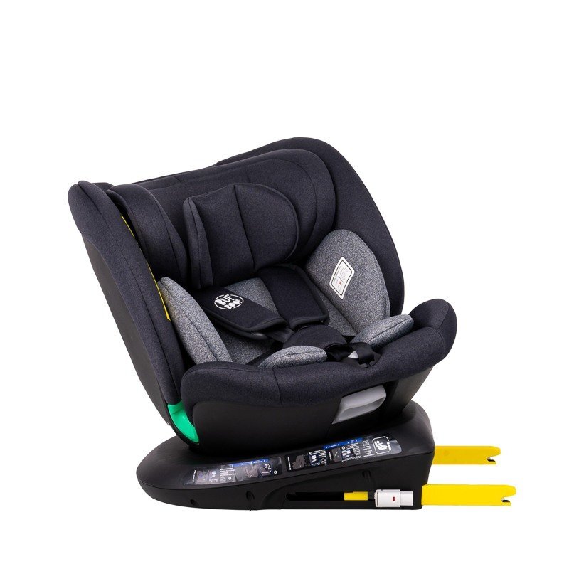 BUF BOOF Scaun auto Diamond Deluxe i-Size cu Isofix rotativ 360 grade Top Tether 40-150 cm Black