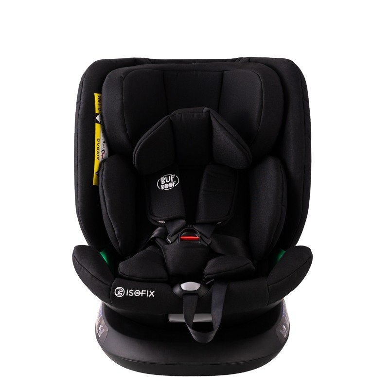 BUF BOOF Scaun auto Diamond Deluxe i-Size cu Isofix rotativ 360 grade Top Tether 40-150 cm BlackJeans