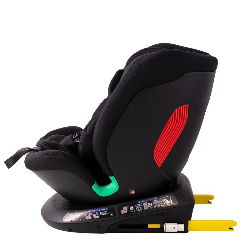 BUF BOOF Scaun auto Diamond Deluxe i-Size cu Isofix rotativ 360 grade Top Tether 40-150 cm BlackJeans