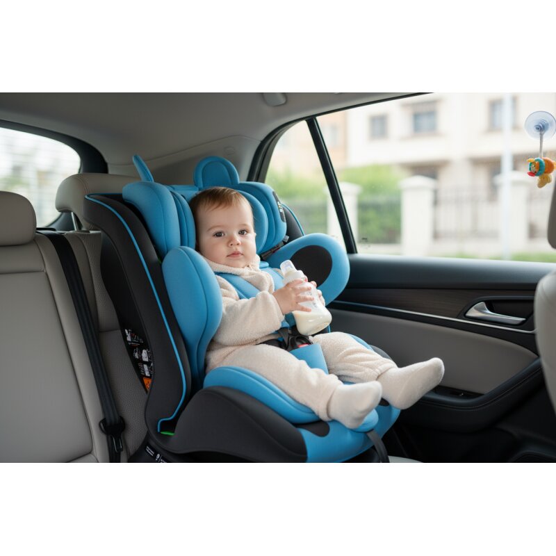 BUF BOOF Scaun auto P100 UrsBlue i-size R129 rotativ 360 isofix 40-150 cm 0-36 kg