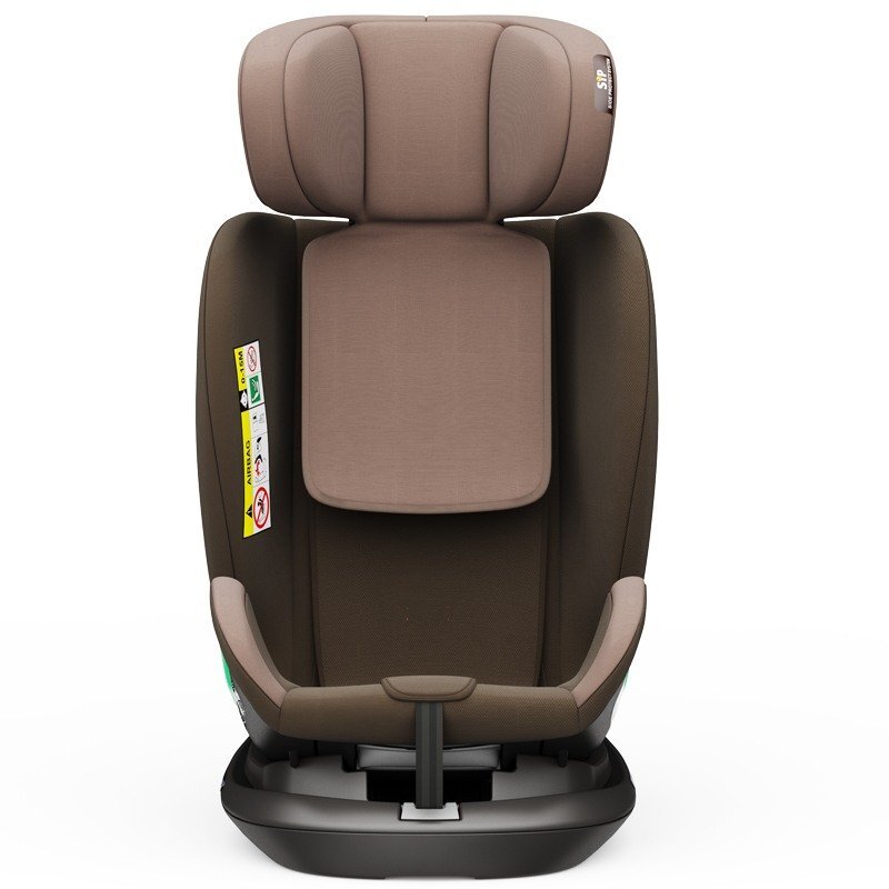 BUF BOOF Scaun auto Platinum Deluxe i-Size cu isofix rotativ 360 grade Top Tether Sips 40-150 cm 0-36 kg Coffee