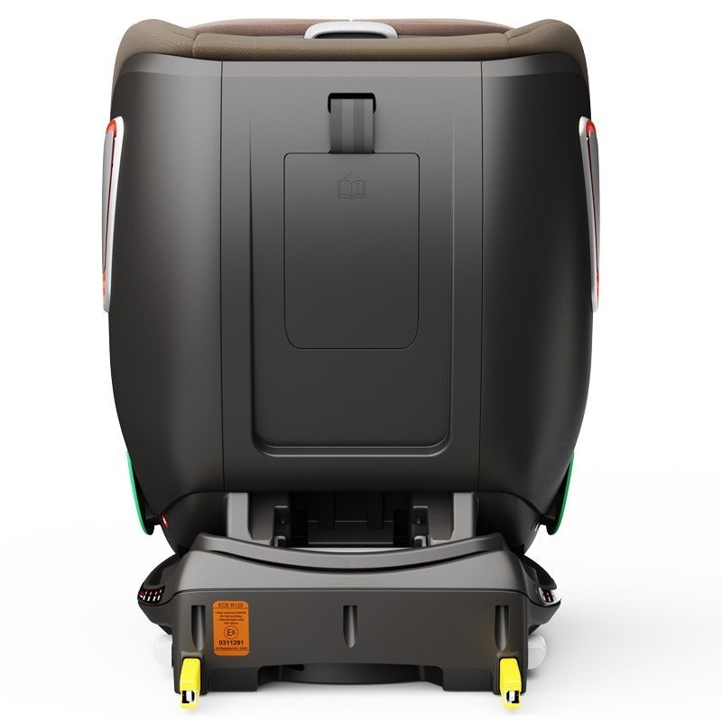 BUF BOOF Scaun auto Platinum Deluxe i-Size cu isofix rotativ 360 grade Top Tether Sips 40-150 cm 0-36 kg Coffee
