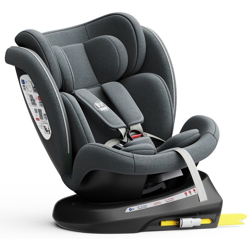 BUF BOOF Scaun auto Tweety Plus Deluxe i-size rotativ 360 cu isofix 40-150 cm grey