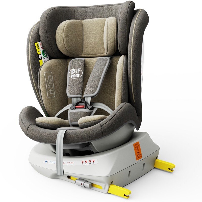 BUF BOOF Scaun Auto Tweety Plus Deluxe i-size rotativ 360 cu Isofix 40-150 cm LightBrown