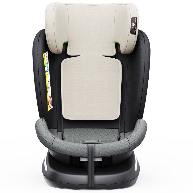 BUF BOOF Scaun auto Tweety Plus Deluxe i-size rotativ 360 cu isofix 40-150 cm MandaraGrey
