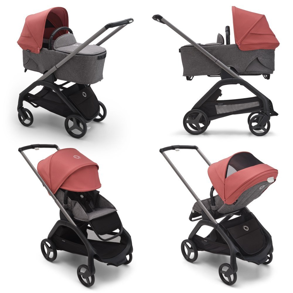 Bugaboo Capotina carucior Dragonfly sunrise red