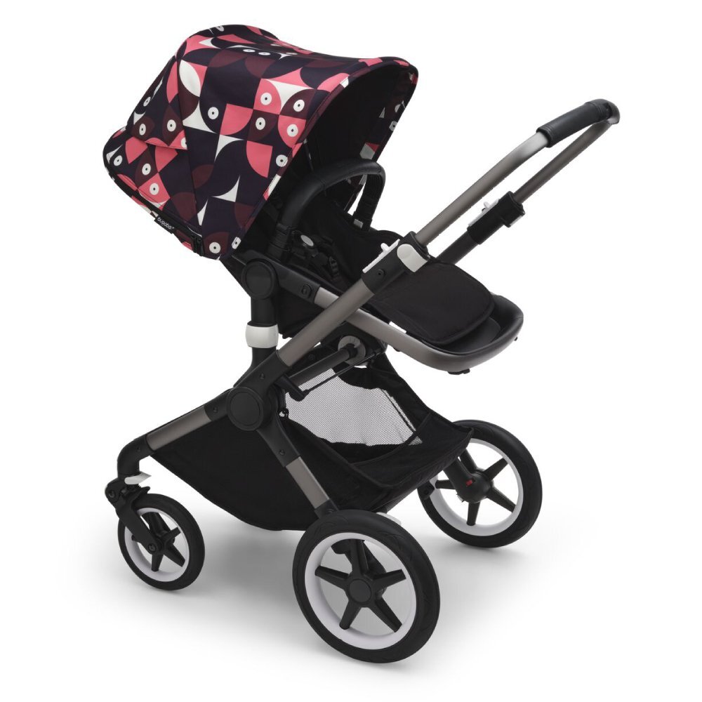Bugaboo Capotina carucior Fox 3 Lynx Animal Explorer pink red