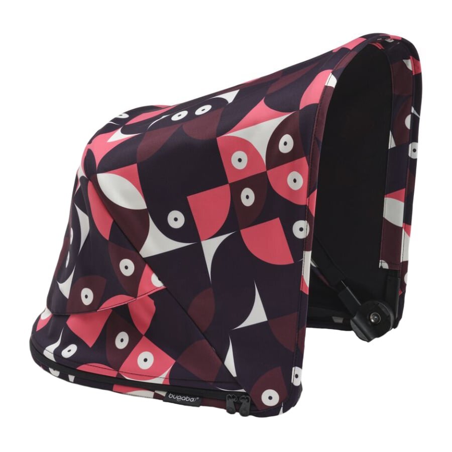 Bugaboo Capotina carucior Fox 3 Lynx Animal Explorer pink red