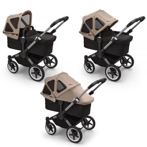 Bugaboo Capotina cu extensie plasa insecte Donkey dune taupe