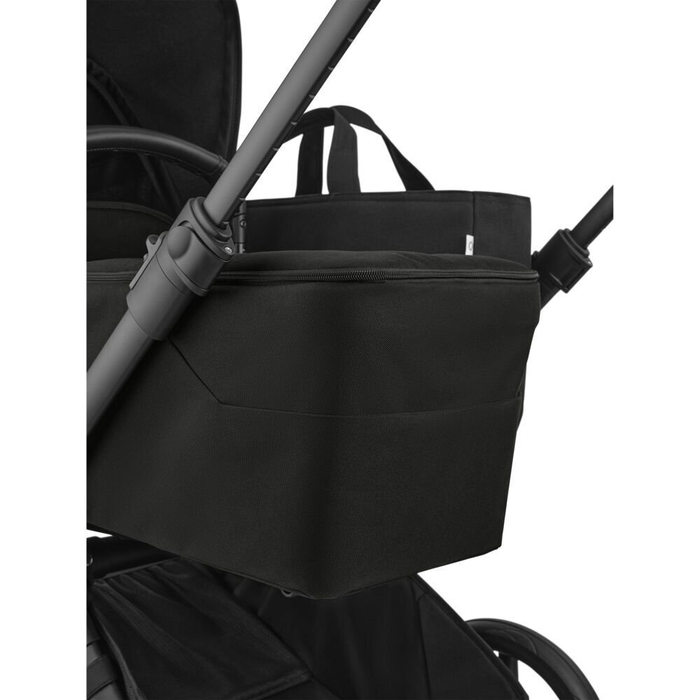 Bugaboo Carucior 2 in 1 pentru copii Donkey 6 Complete Black Heritage Black cu suspensii spatar reglabil maner ajustabil si pliere compacta