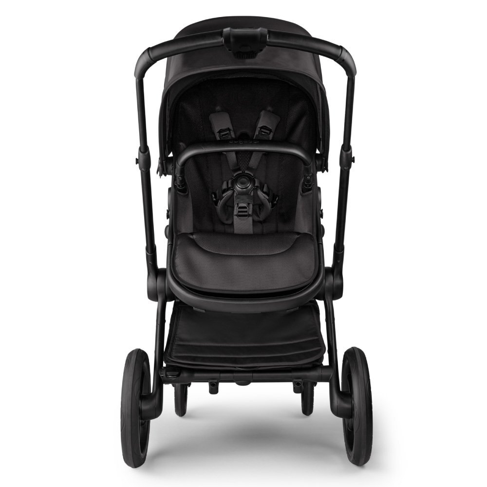 Bugaboo Carucior 2 in 1 pentru copii Fox 5 Noir Limited edition black moonlight cu suspensii spatar reglabil si maner ajustabil