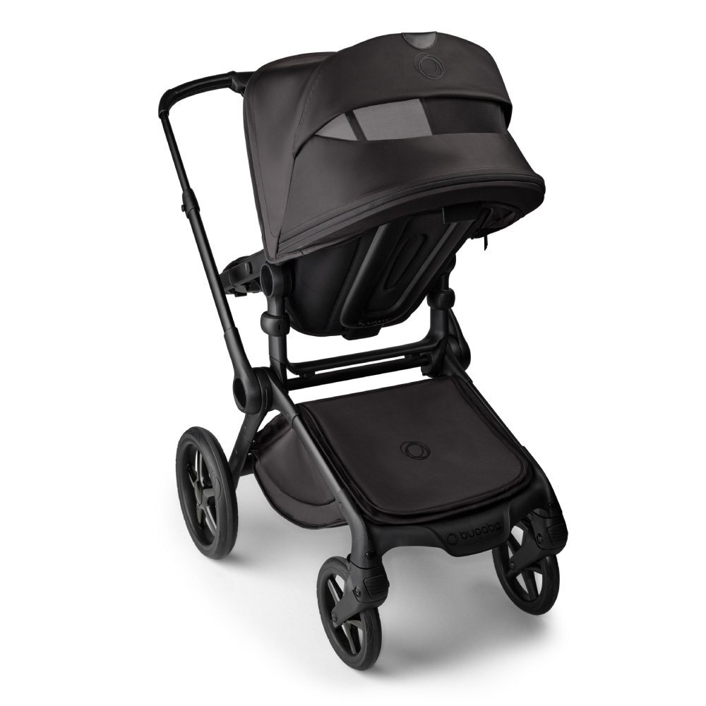 Bugaboo Carucior 2 in 1 pentru copii Fox 5 Noir Limited edition black moonlight cu suspensii spatar reglabil si maner ajustabil