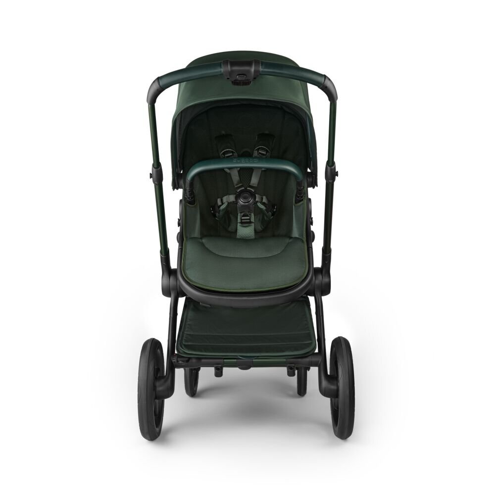 Bugaboo Carucior 2 in 1 pentru copii Fox 5 Noir Limited edition midnight green cu suspensii spatar reglabil si maner ajustabil
