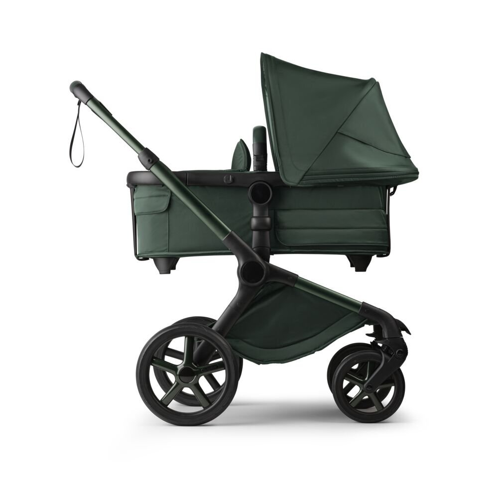 Bugaboo Carucior 2 in 1 pentru copii Fox 5 Noir Limited edition midnight green cu suspensii spatar reglabil si maner ajustabil