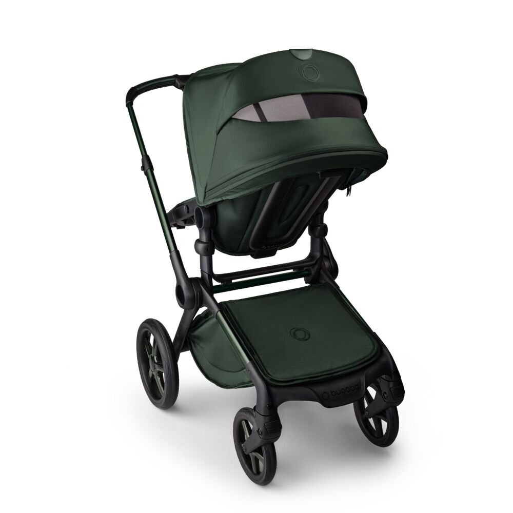 Bugaboo Carucior 2 in 1 pentru copii Fox 5 Noir Limited edition midnight green cu suspensii spatar reglabil si maner ajustabil