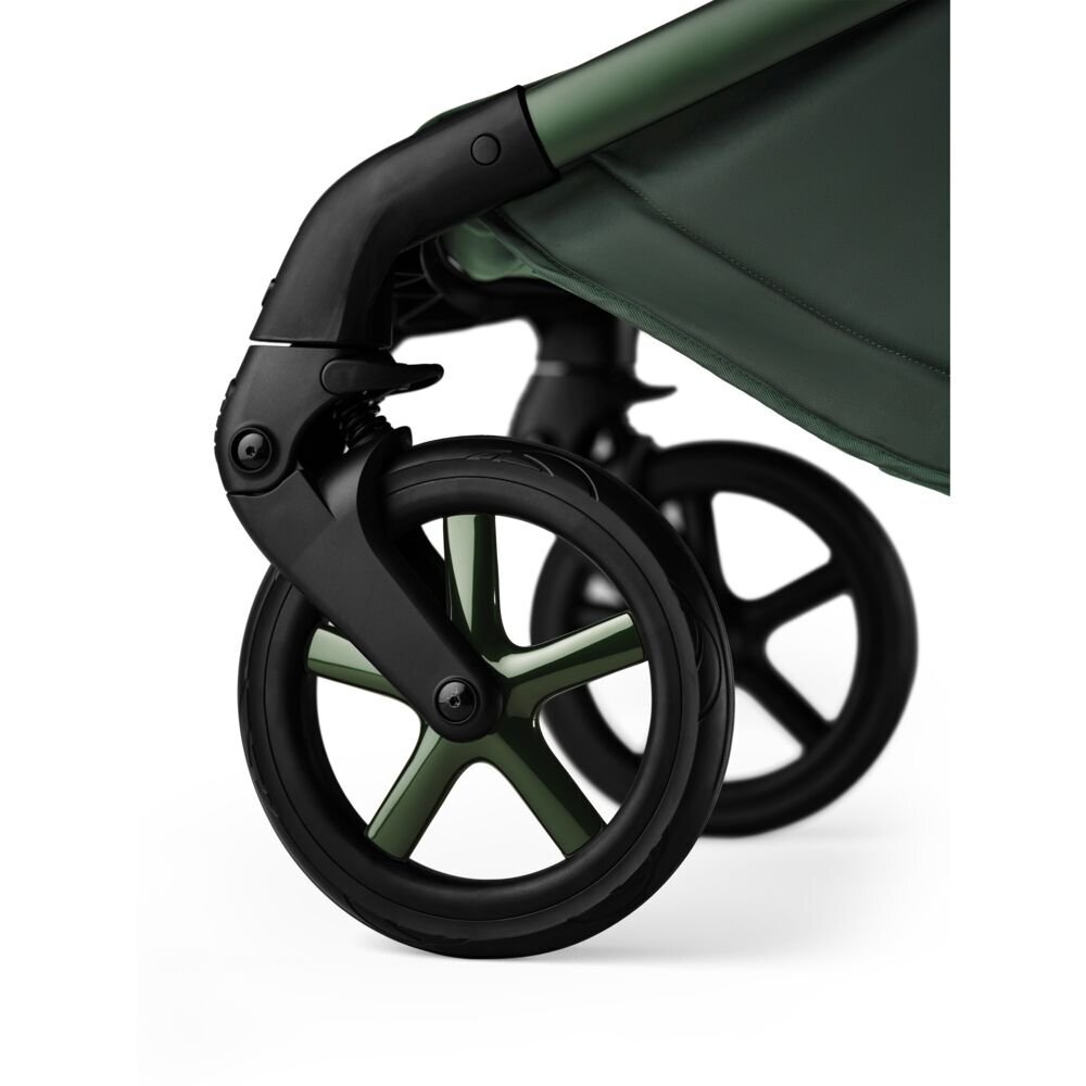 Bugaboo Carucior 2 in 1 pentru copii Fox 5 Noir Limited edition midnight green cu suspensii spatar reglabil si maner ajustabil
