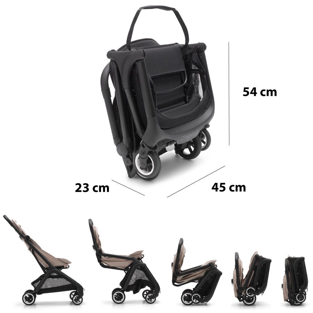 Bugaboo Carucior Butterfly black desert taupe