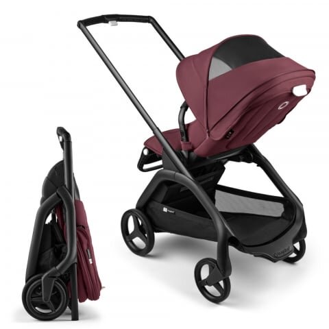 Bugaboo Carucior Dragonfly black dark cherry
