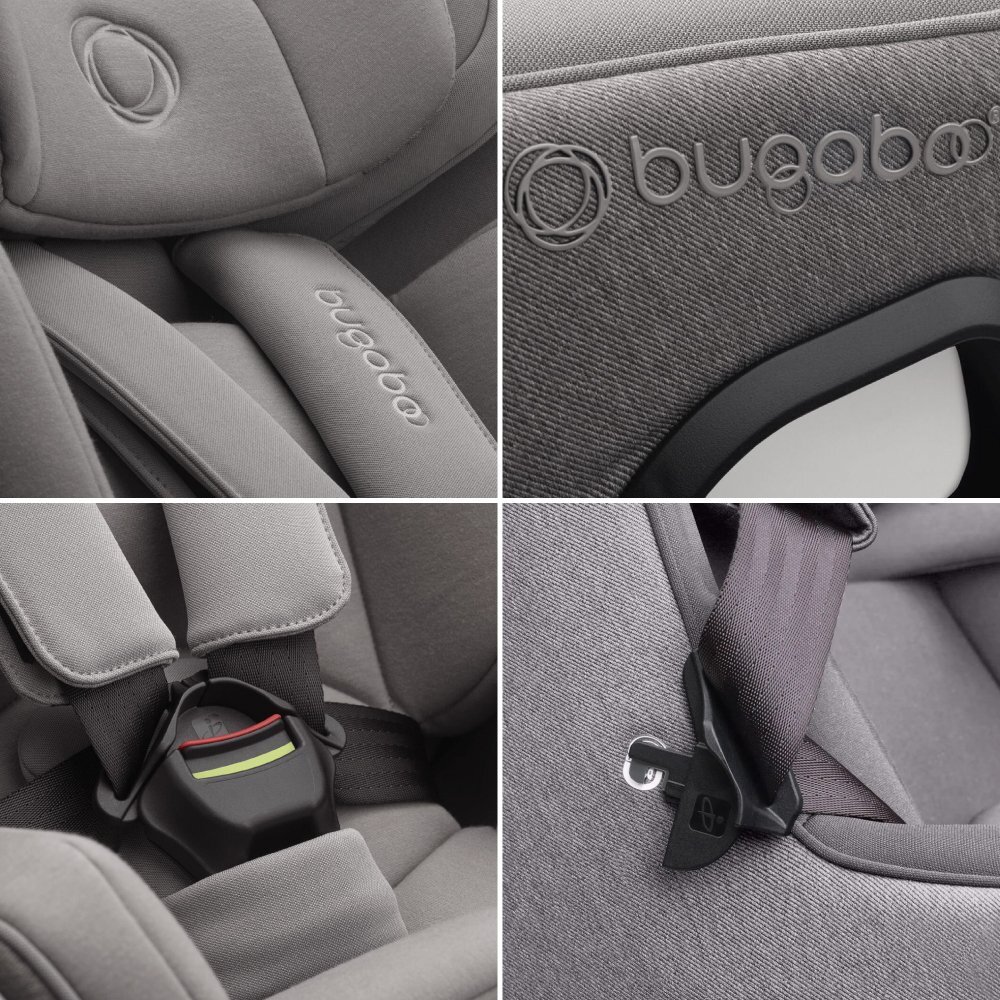 Bugaboo Scaun auto rotativ Owl grey i-Size
