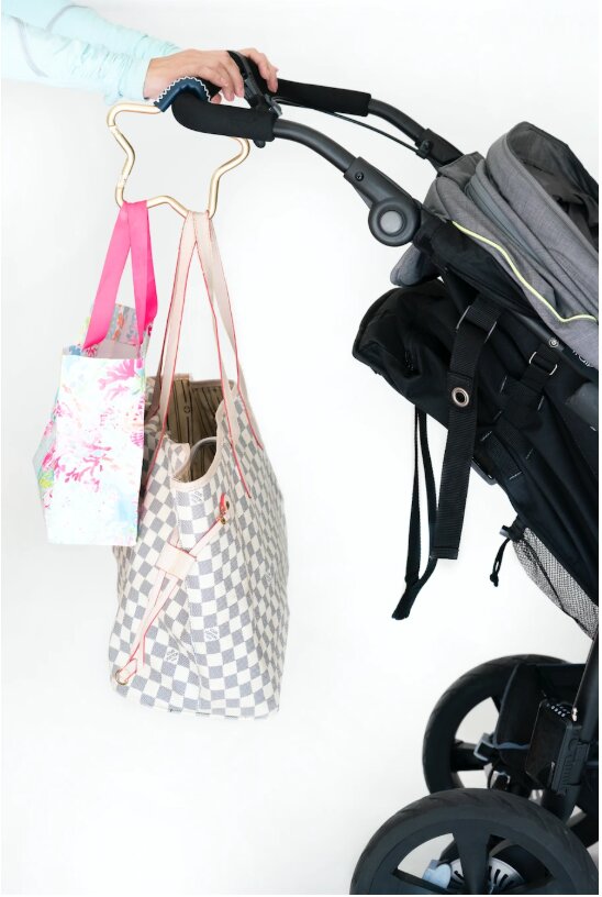Buggygear Carlig pentru carucior Steluta auriu
