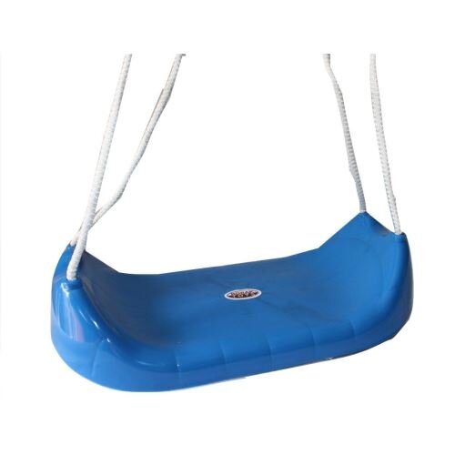 Burak Toys Leagan universal pentru copii din plastic rezistent inaltime reglabila sfoara 10mm sezut leagan 44 x 22 x 11 cm Blue