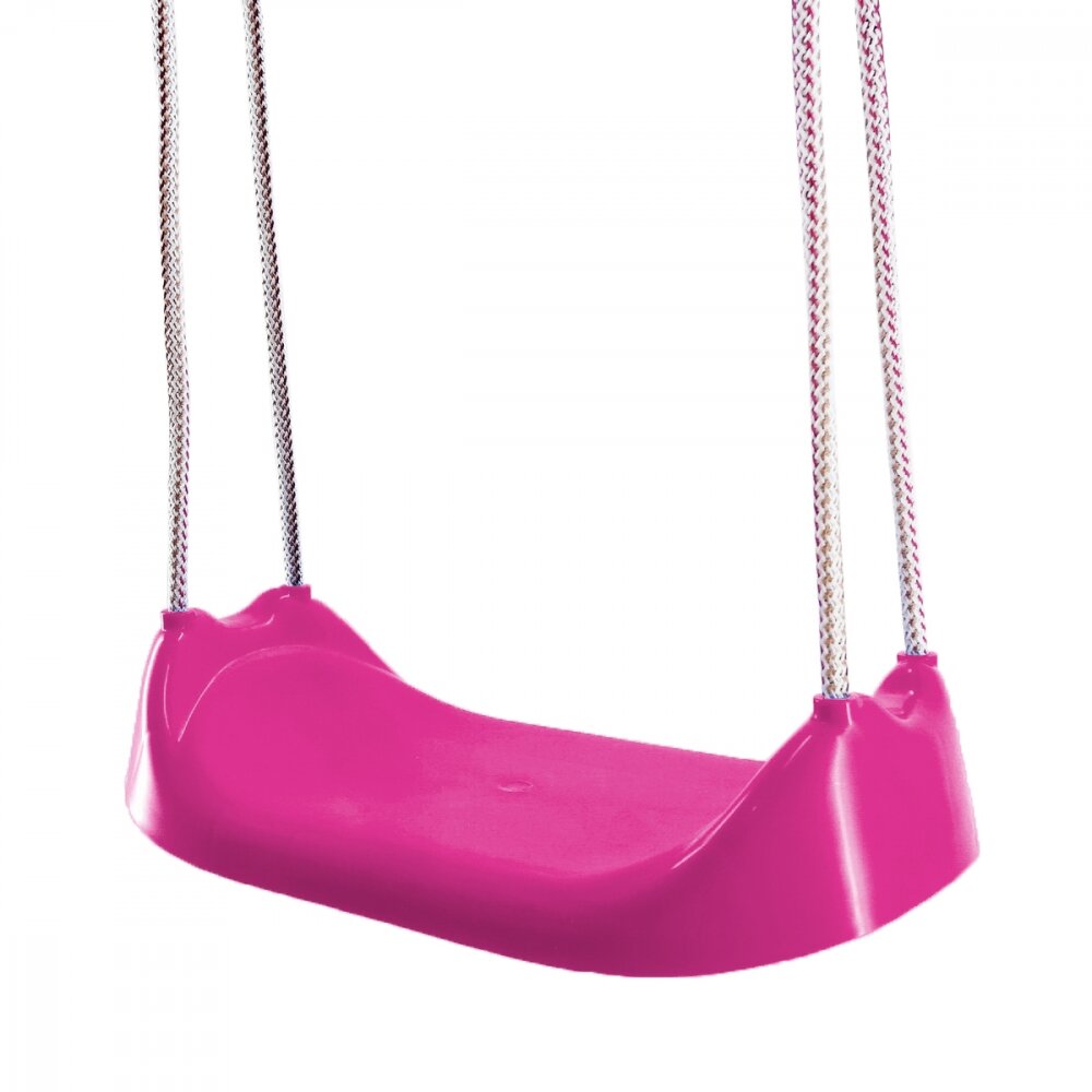 Burak Toys Leagan universal pentru copii din plastic rezistent inaltime reglabila sfoara 10mm sezut leagan 44 x 22 x 11 cm Pink