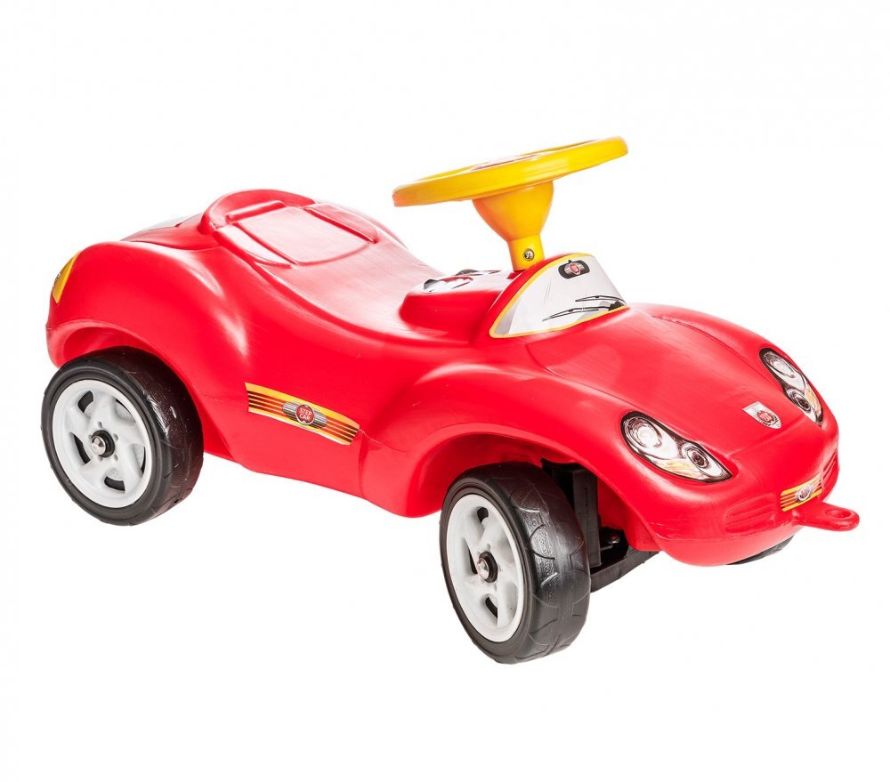 Burak Toys Masinuta copii fara pedale Step Car Burak Red recomandata copiilor peste 3 ani actionata cu picioarele