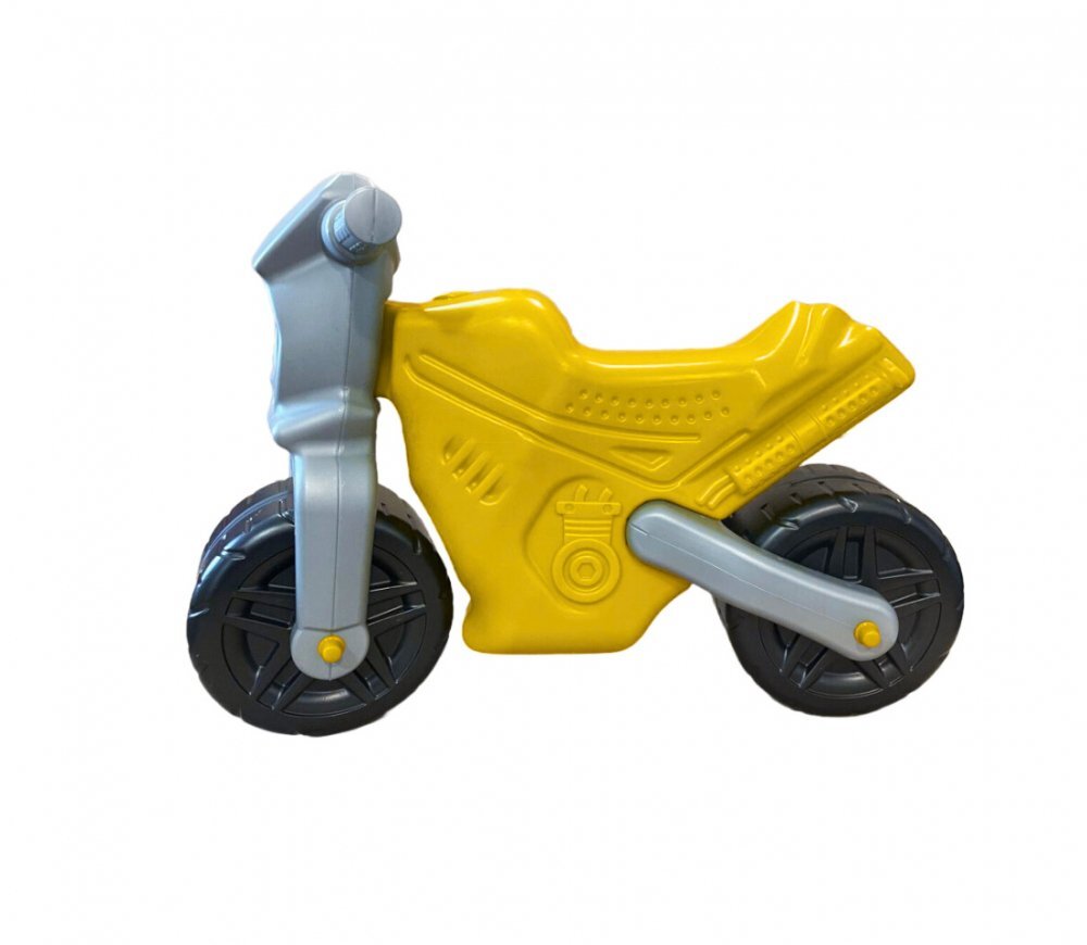 Burak Toys Ride-On pentru copii fara pedale galben roti late greutate maxima admisa 20 kg