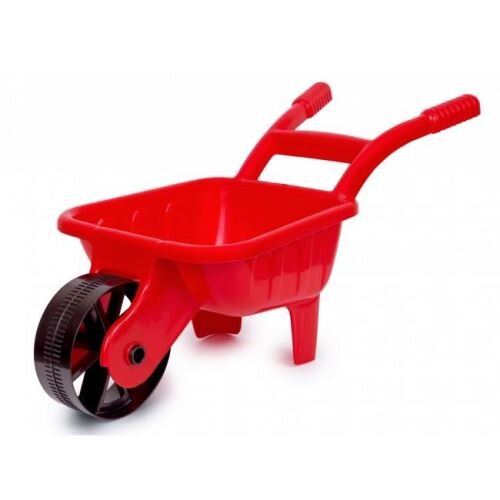 Burak Toys Roaba de jucarie pentru copii Rosie dimensiune 64 x 41 x 30 cm potrivita pentru gradina si nisip