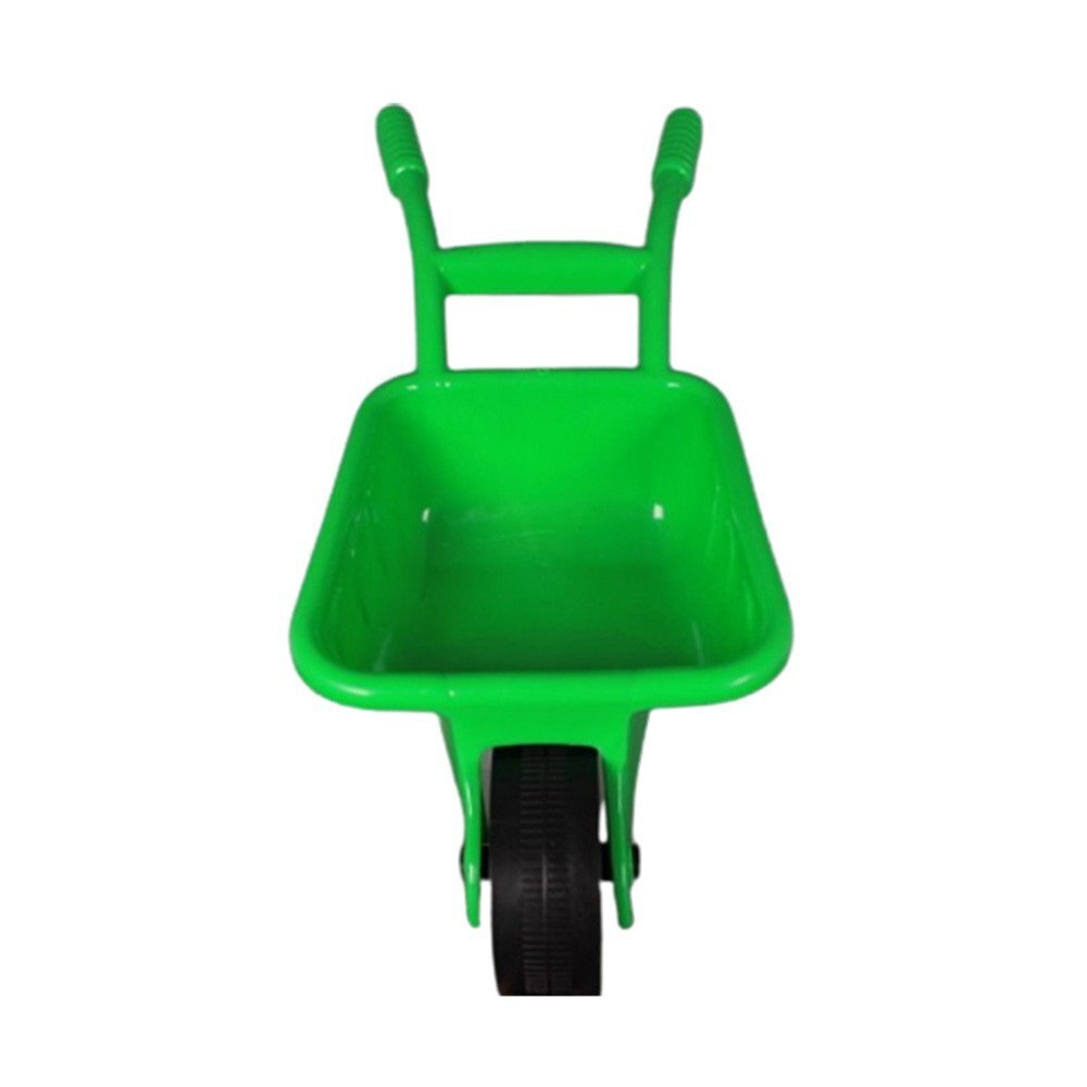 Burak Toys Roaba de jucarie pentru copii Verde dimensiune 64 x 41 x 30 cm potrivita pentru gradina si nisip