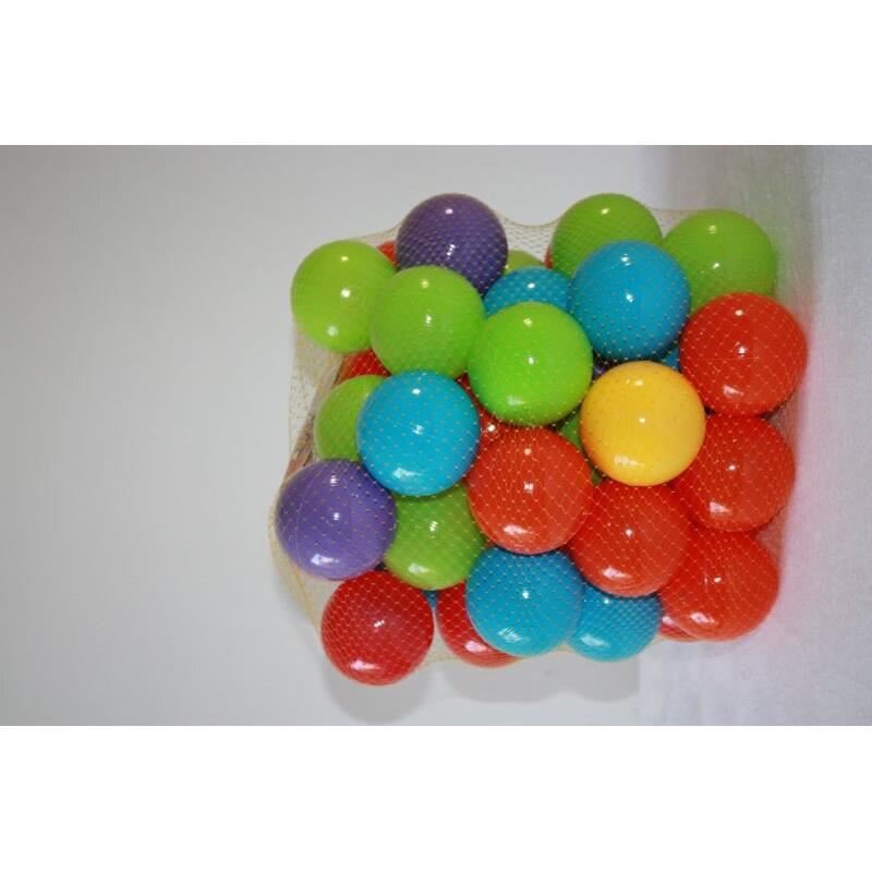 Burak Toys Set 50 bile pentru copii BurakToys material PVC sigur si durabil diamentru 7cm Multicolor